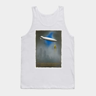 North America Zeppelin Vintage Poster 1937 Tank Top